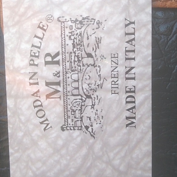 M & R MODA IN PELLE FIRENZE PURSE - Picture 10 of 12